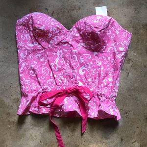 Plenty Tracy Reese peplum corset bustier